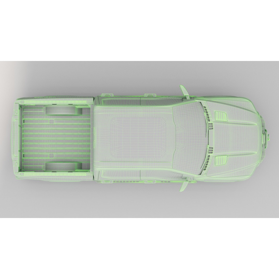 F-150 Tremor 2024 3D Model – High Poly Game Ready Asset, PBR Textures