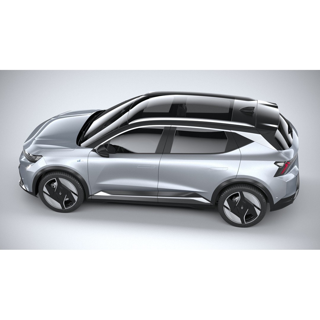 Renault Scenic E-Tech 2024 3D Model – High Poly SUV with Multiple Formats - View 11