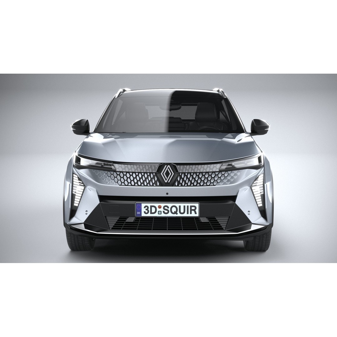 Renault Scenic E-Tech 2024 3D Model – High Poly SUV with Multiple Formats - View 15