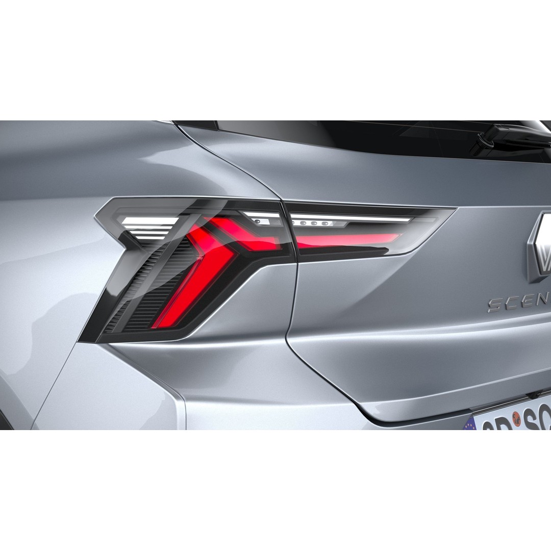 Renault Scenic E-Tech 2024 3D Model – High Poly SUV with Multiple Formats - View 17