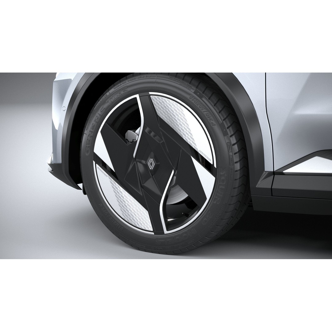 Renault Scenic E-Tech 2024 3D Model – High Poly SUV with Multiple Formats - View 18