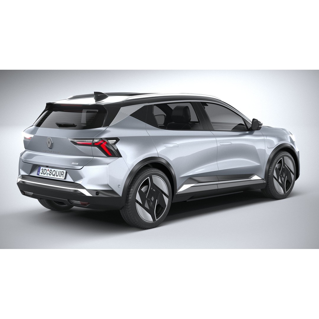 Renault Scenic E-Tech 2024 3D Model – High Poly SUV with Multiple Formats - View 19