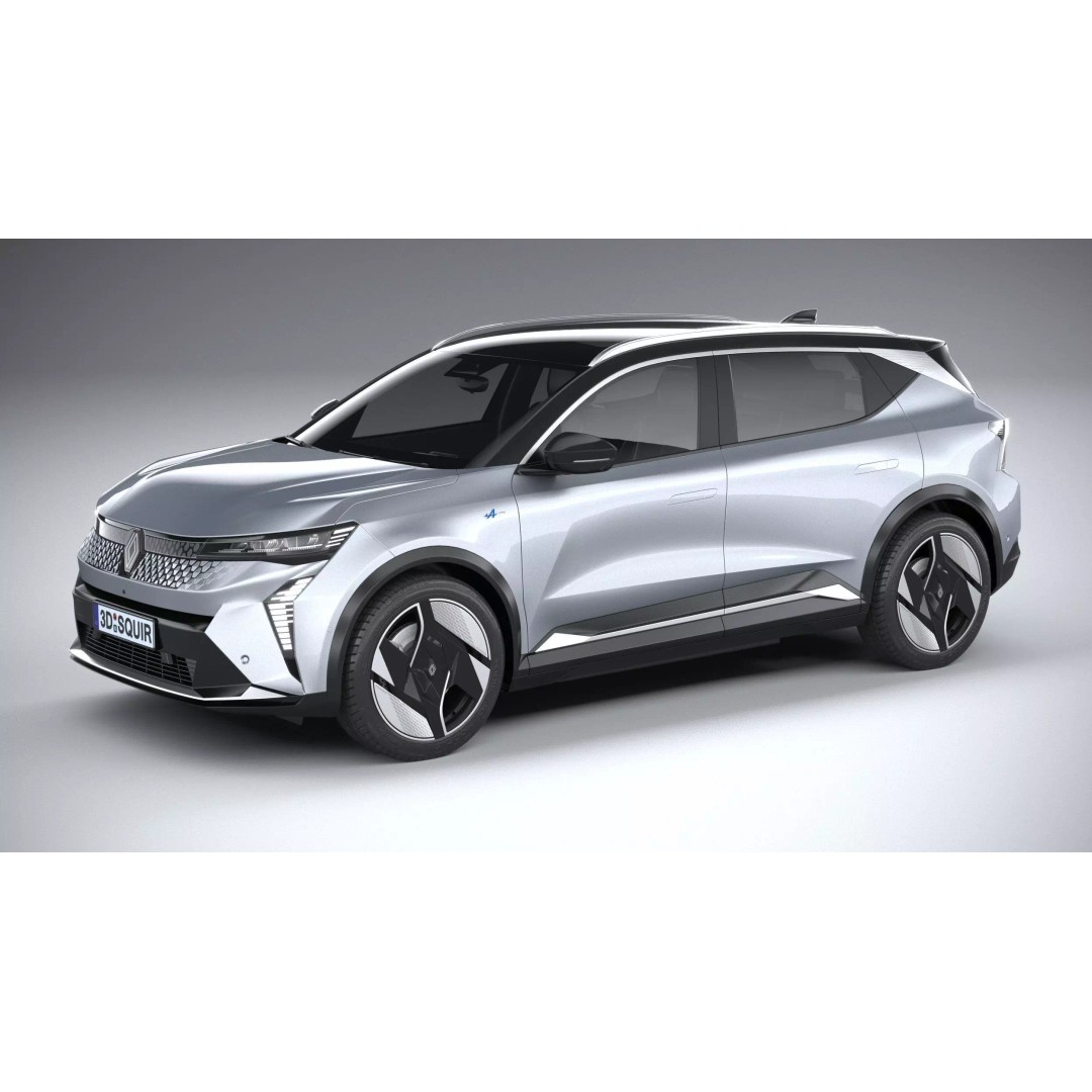 Renault Scenic E-Tech 2024 3D Model – High Poly SUV with Multiple Formats - View 2