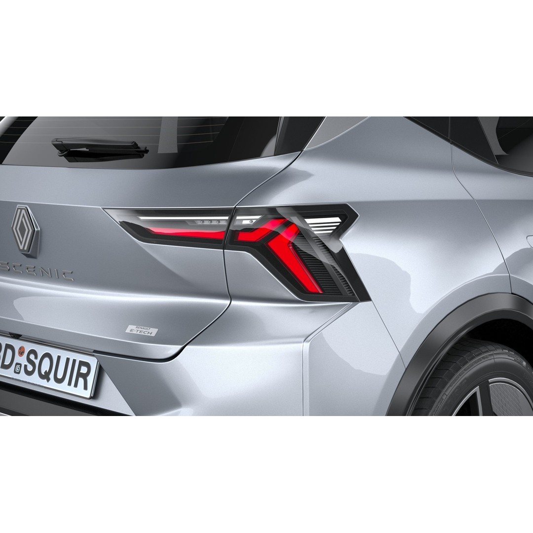 Renault Scenic E-Tech 2024 3D Model – High Poly SUV with Multiple Formats - View 20
