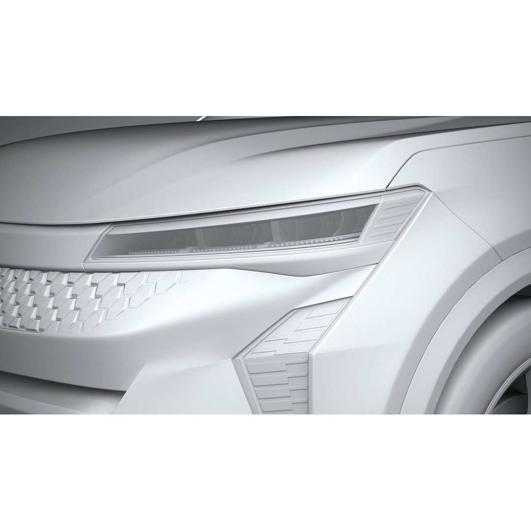 Renault Scenic E-Tech 2024 3D Model – High Poly SUV with Multiple Formats - View 25