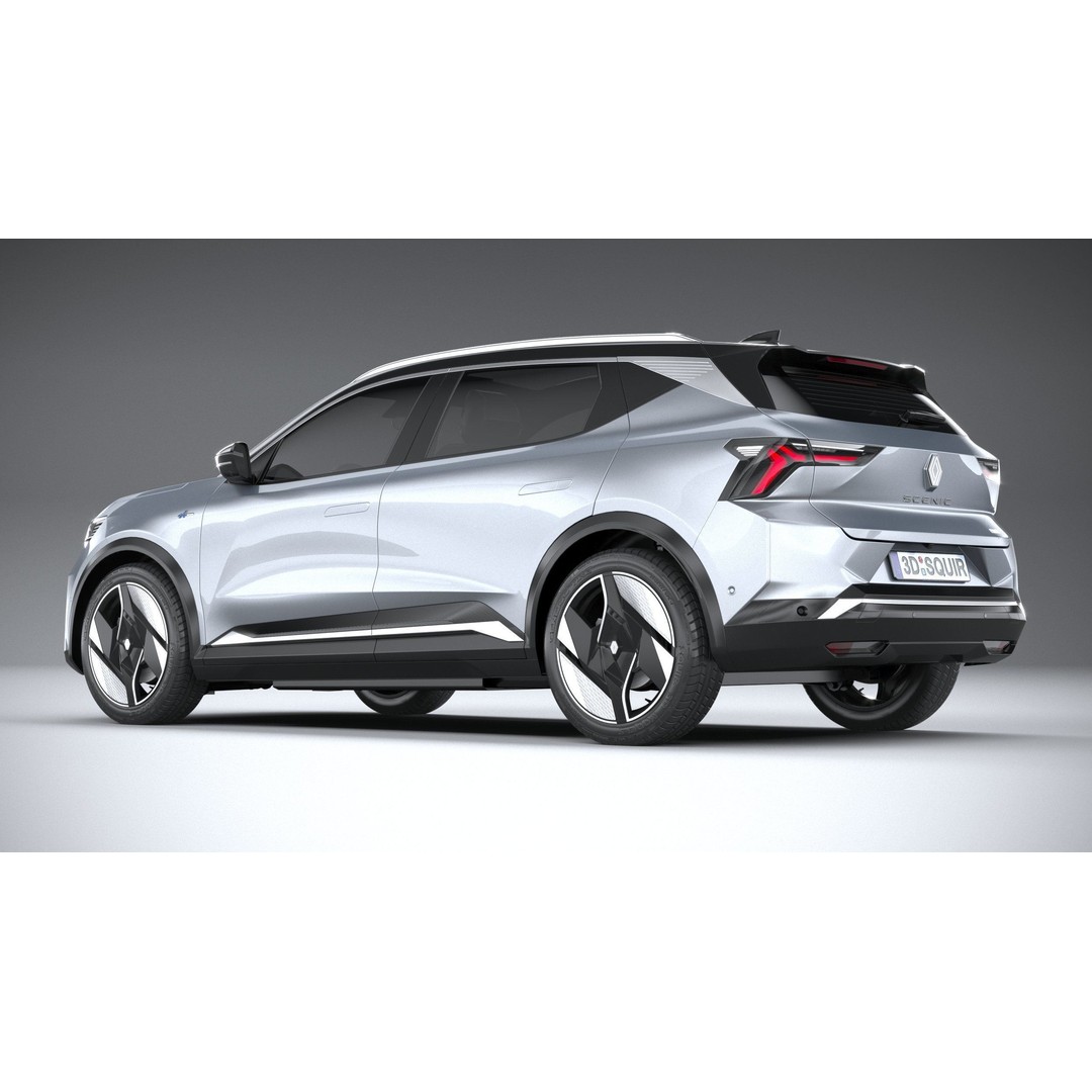 Renault Scenic E-Tech 2024 3D Model – High Poly SUV with Multiple Formats - View 7