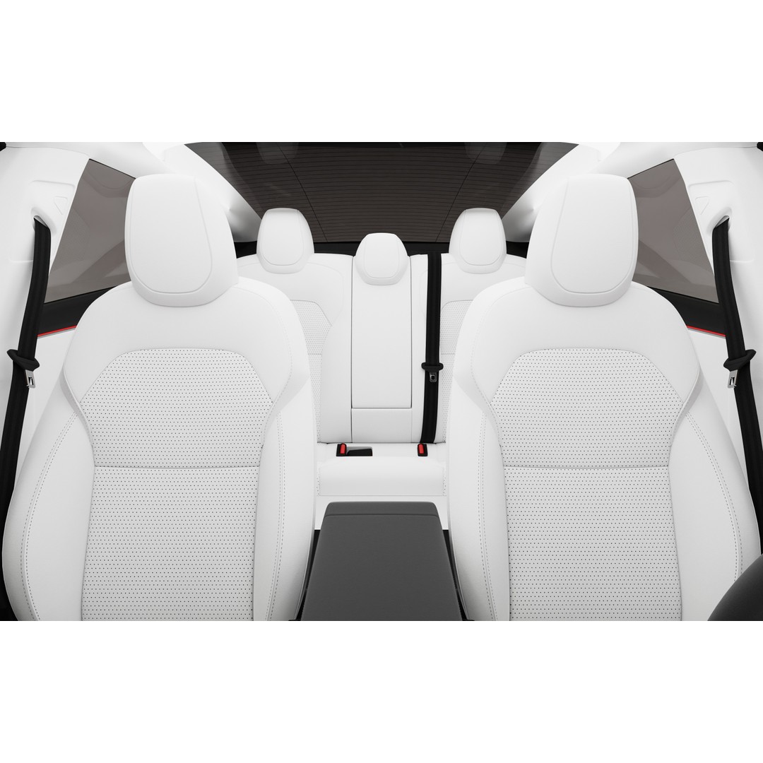 Tesla Model 3 2024 3D Model – High Poly Car Asset with Detailed Interior - View 21