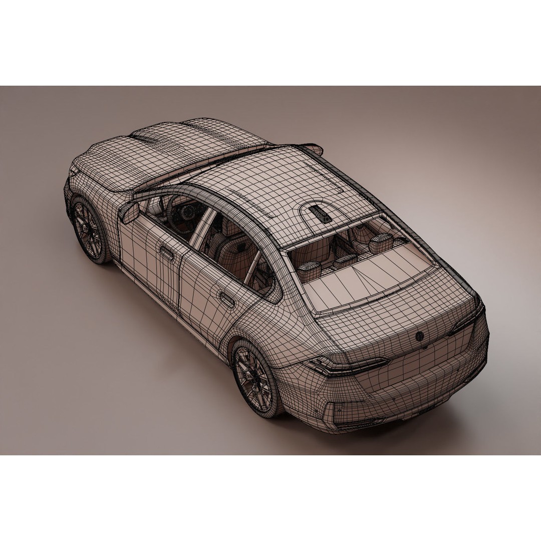 G60 3D Model – Low Poly Sport Car, PBR Textures, FBX - View 12