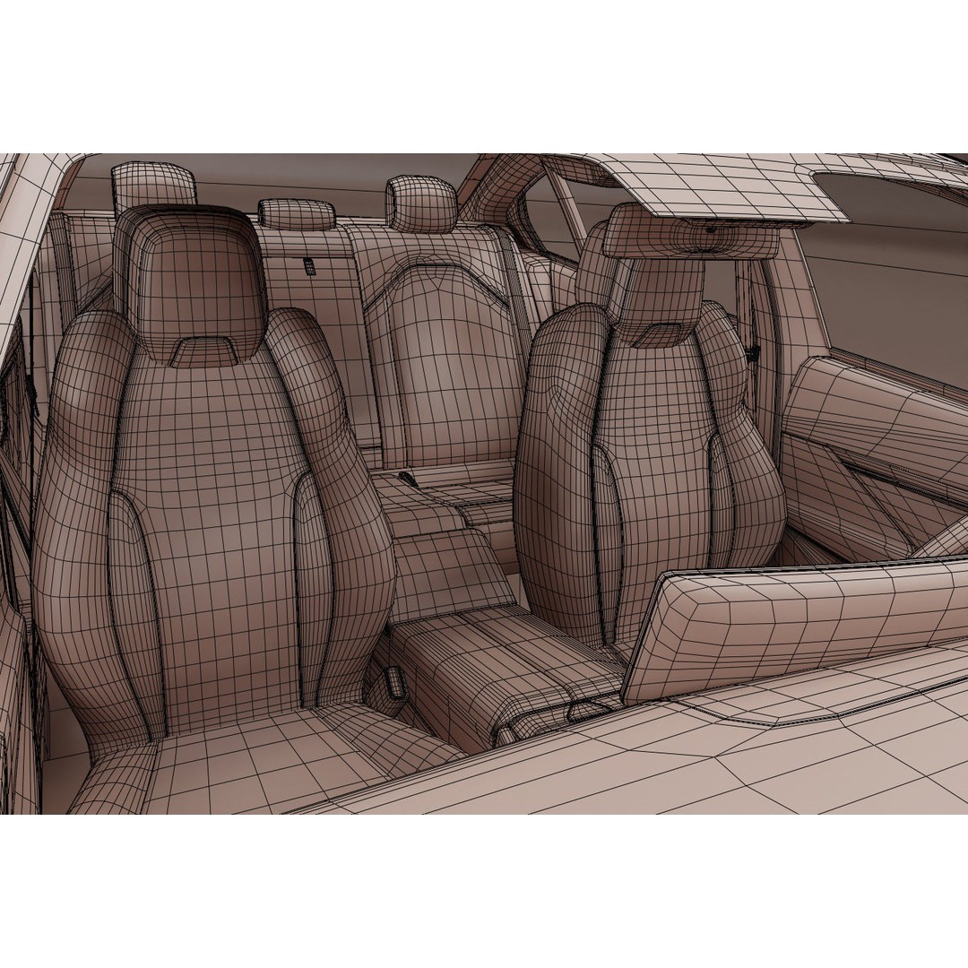 G60 3D Model – Low Poly Sport Car, PBR Textures, FBX - View 13