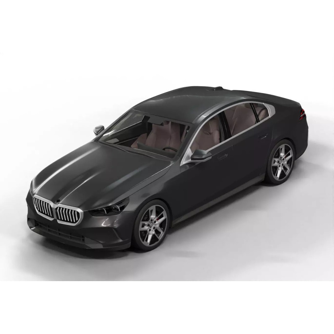 G60 3D Model – Low Poly Sport Car, PBR Textures, FBX - View 2