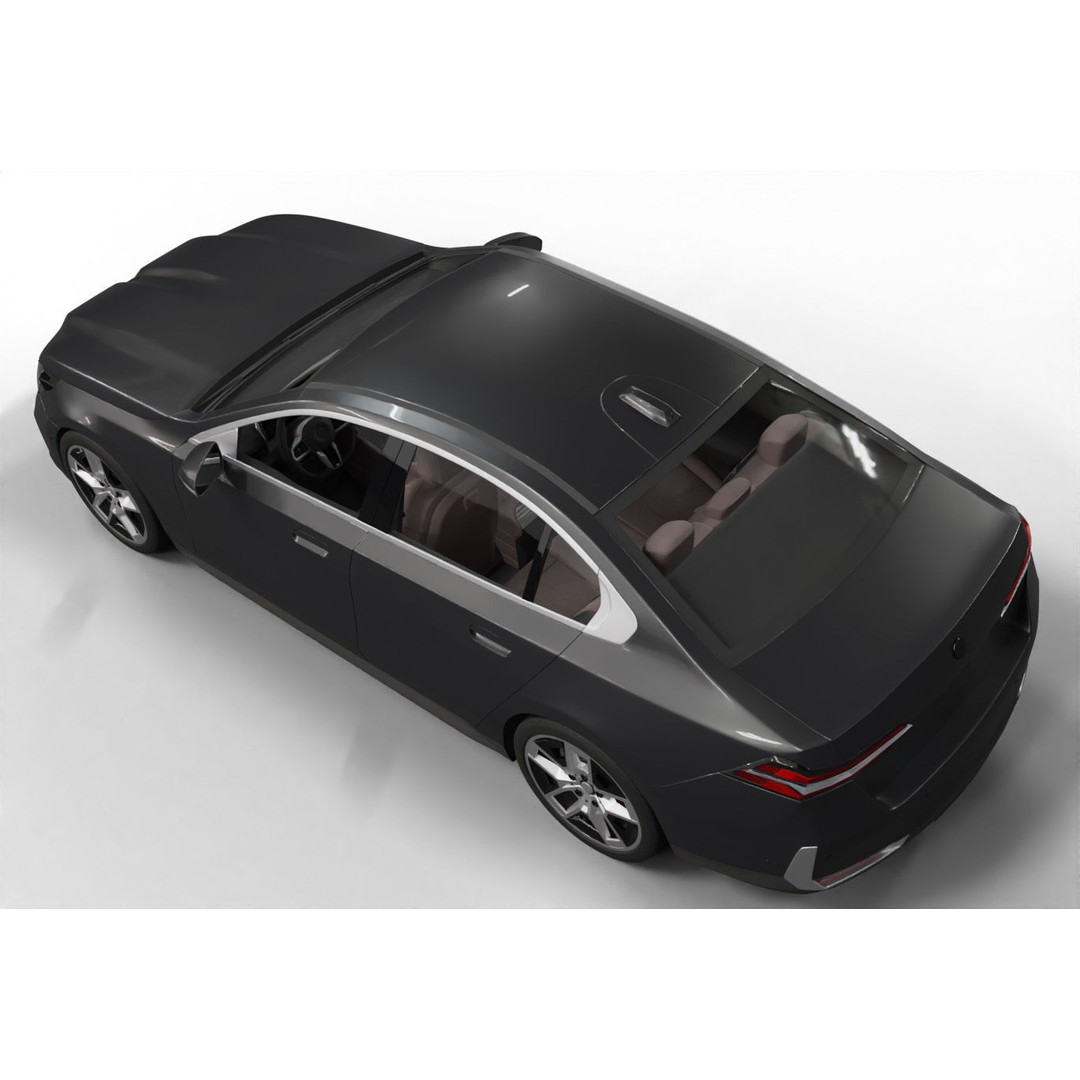 G60 3D Model – Low Poly Sport Car, PBR Textures, FBX - View 3