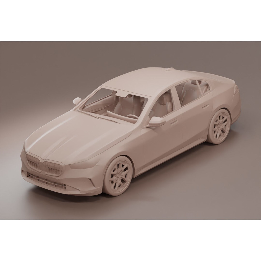 G60 3D Model – Low Poly Sport Car, PBR Textures, FBX - View 6