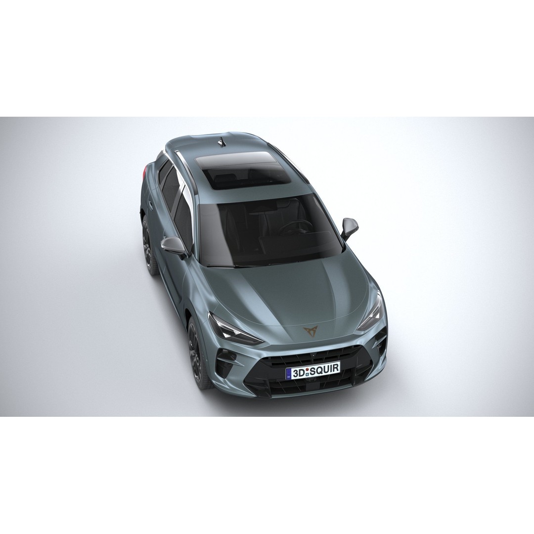Cupra Terramar 2025 3D Model – High Poly SUV with Detailed Textures - View 14