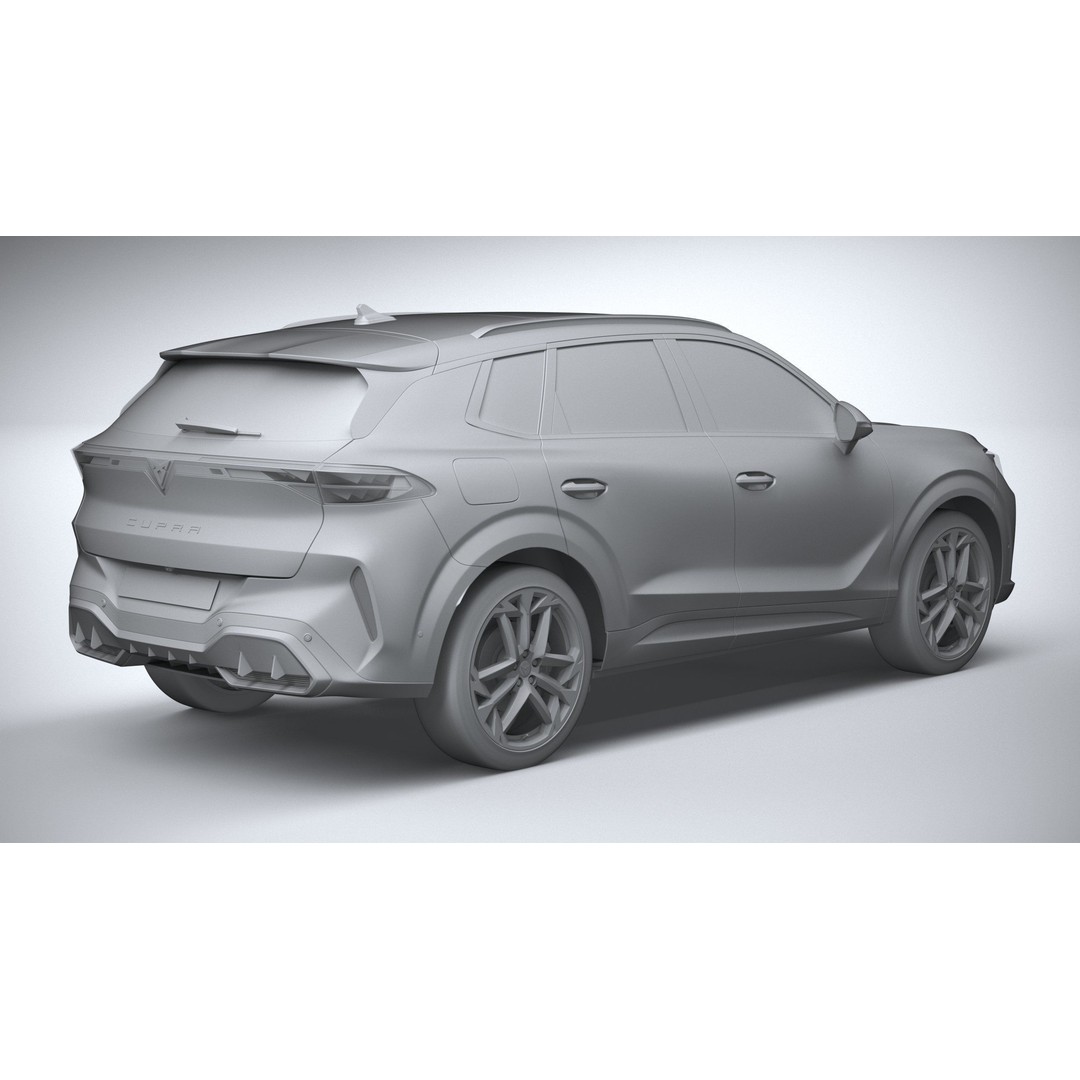 Cupra Terramar 2025 3D Model – High Poly SUV with Detailed Textures - View 27