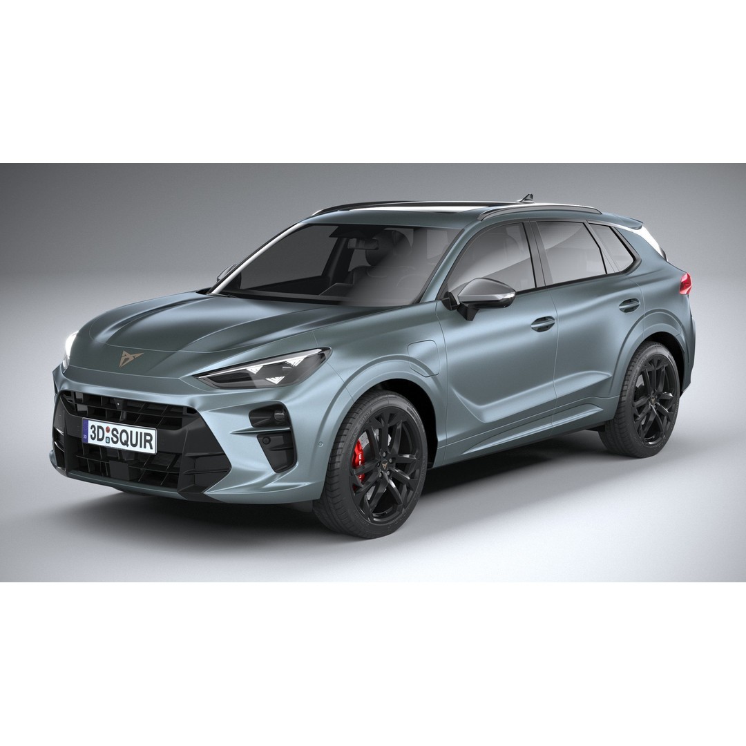 Cupra Terramar 2025 3D Model – High Poly SUV with Detailed Textures - View 3