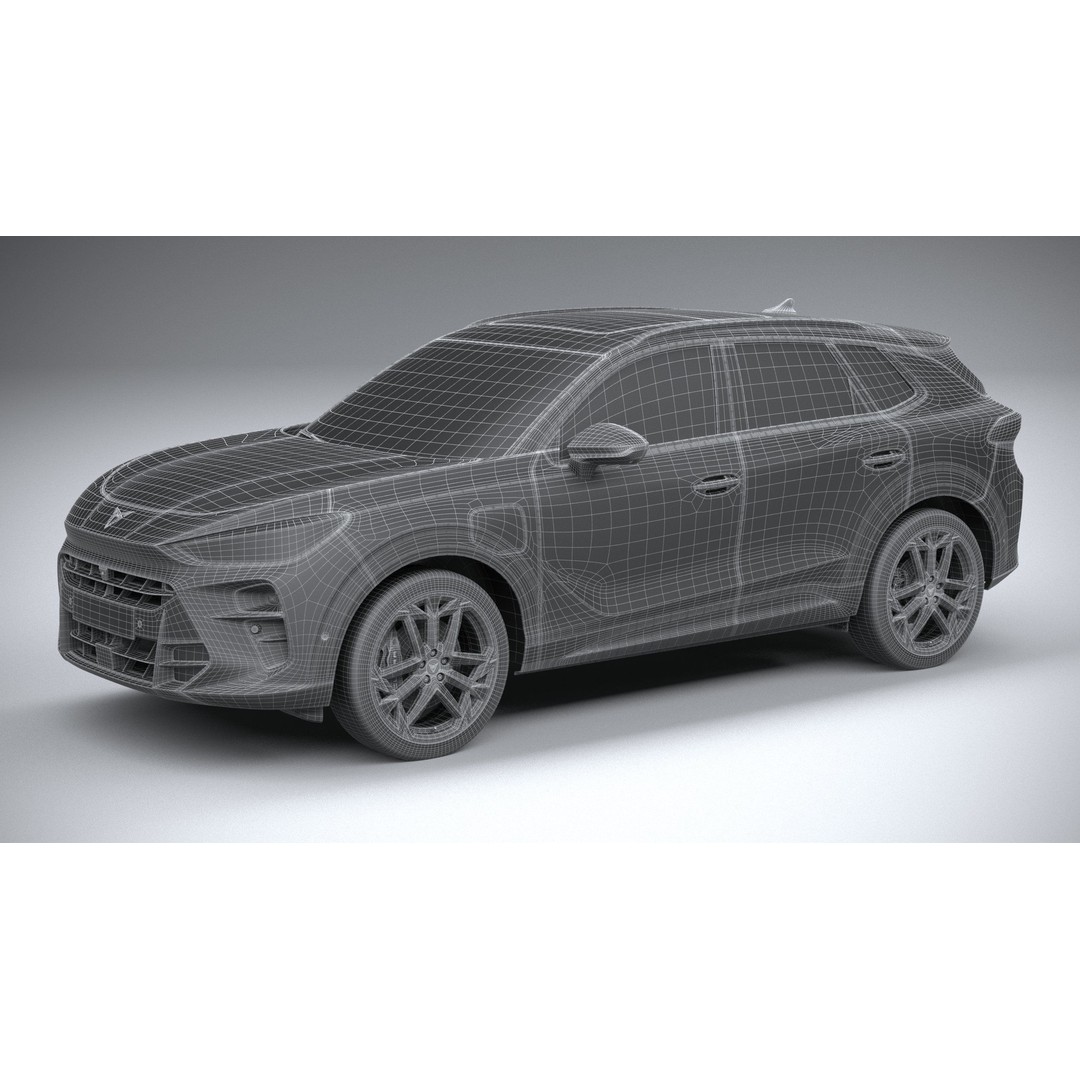 Cupra Terramar 2025 3D Model – High Poly SUV with Detailed Textures - View 30
