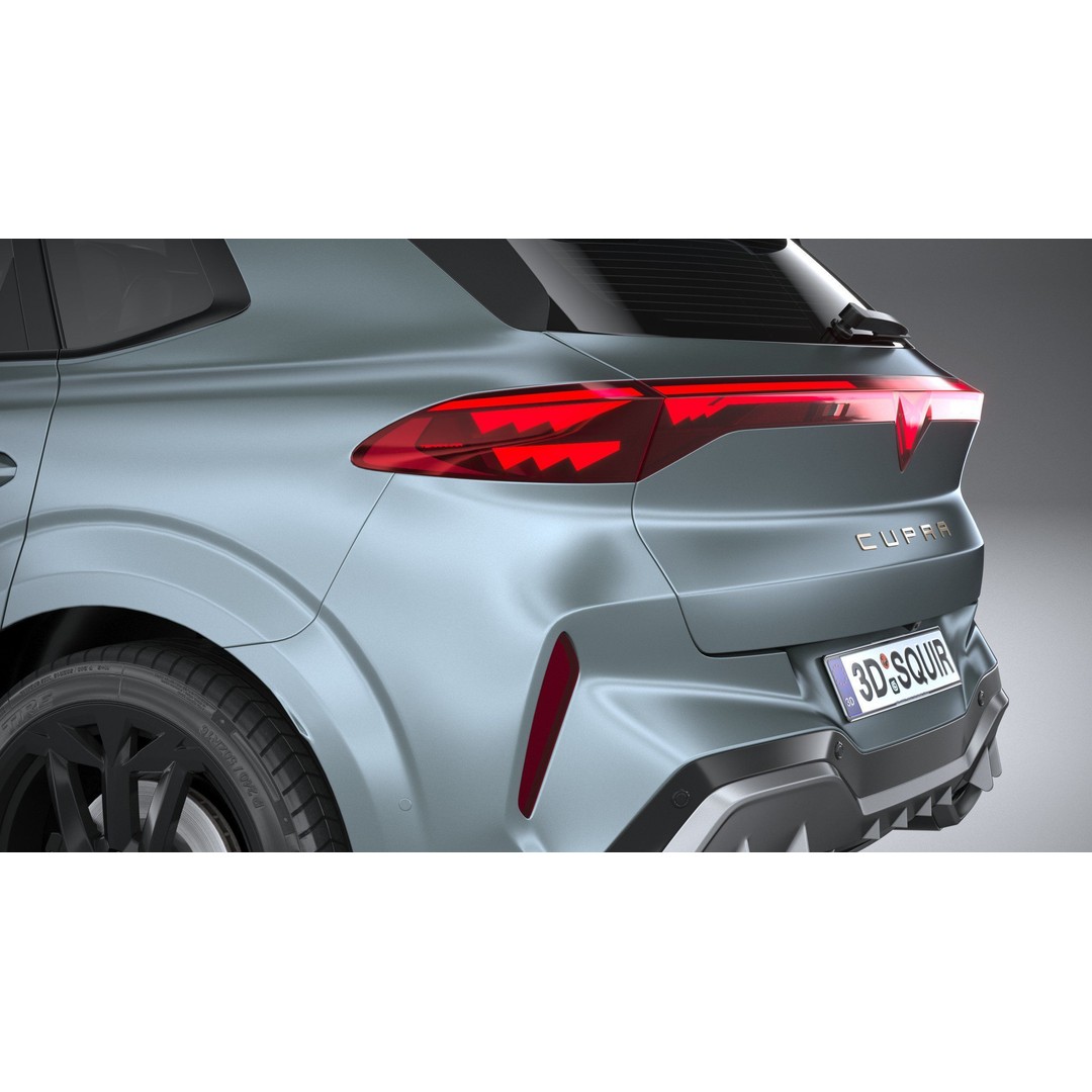 Cupra Terramar 2025 3D Model – High Poly SUV with Detailed Textures - View 8