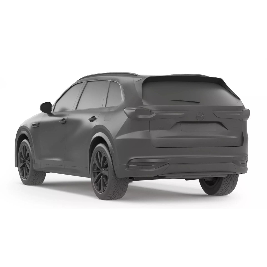 Mazda CX-80 2025 3D Model – High Poly Car Asset, FBX, OBJ