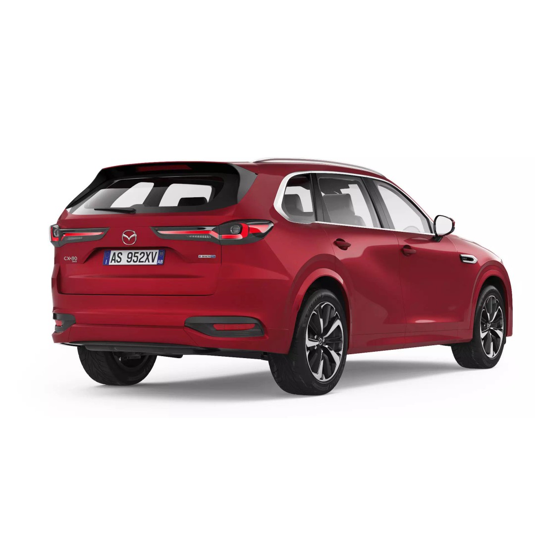 Mazda CX-80 2025 3D Model – High Poly Car Asset, FBX, OBJ - View 10
