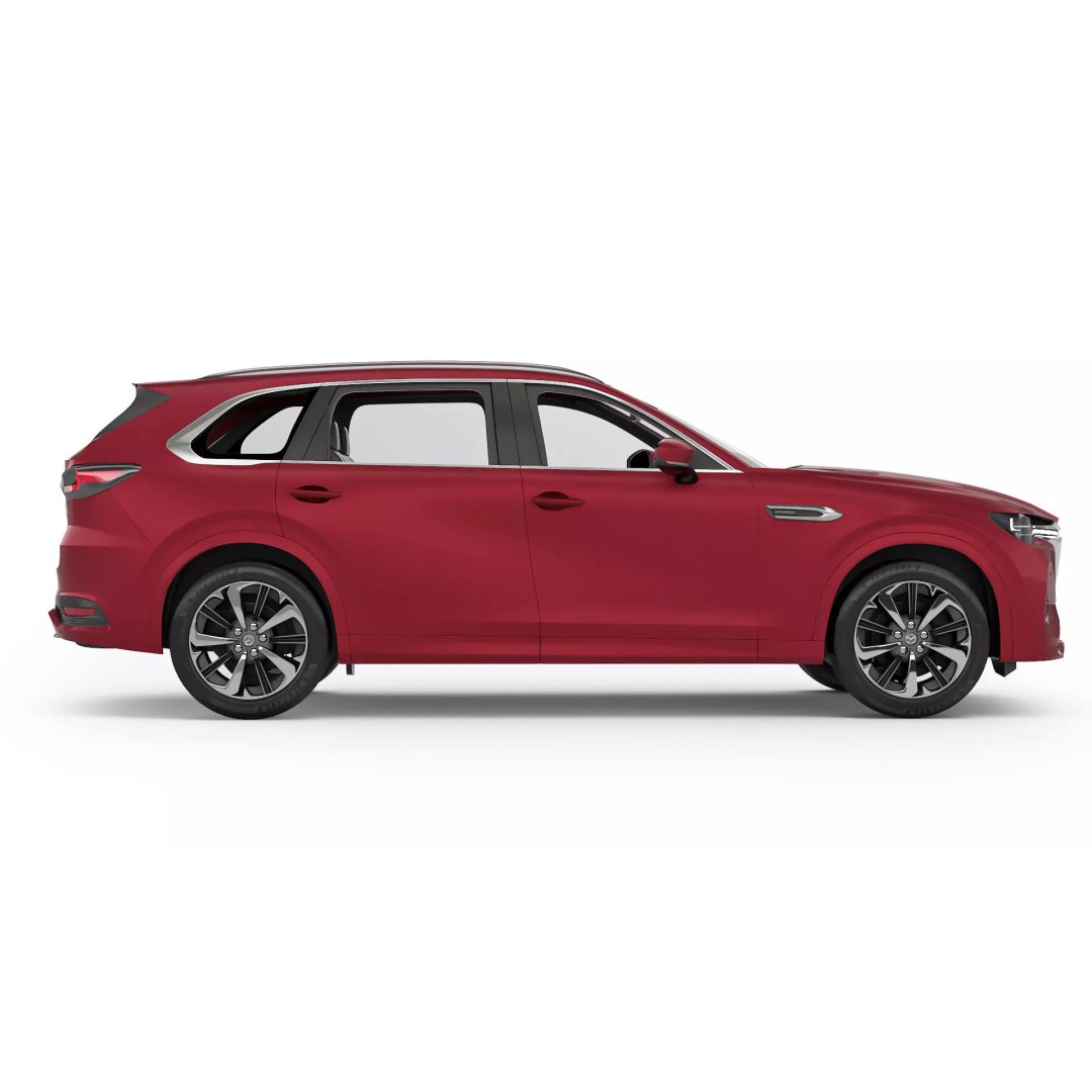 Mazda CX-80 2025 3D Model – High Poly Car Asset, FBX, OBJ - View 11