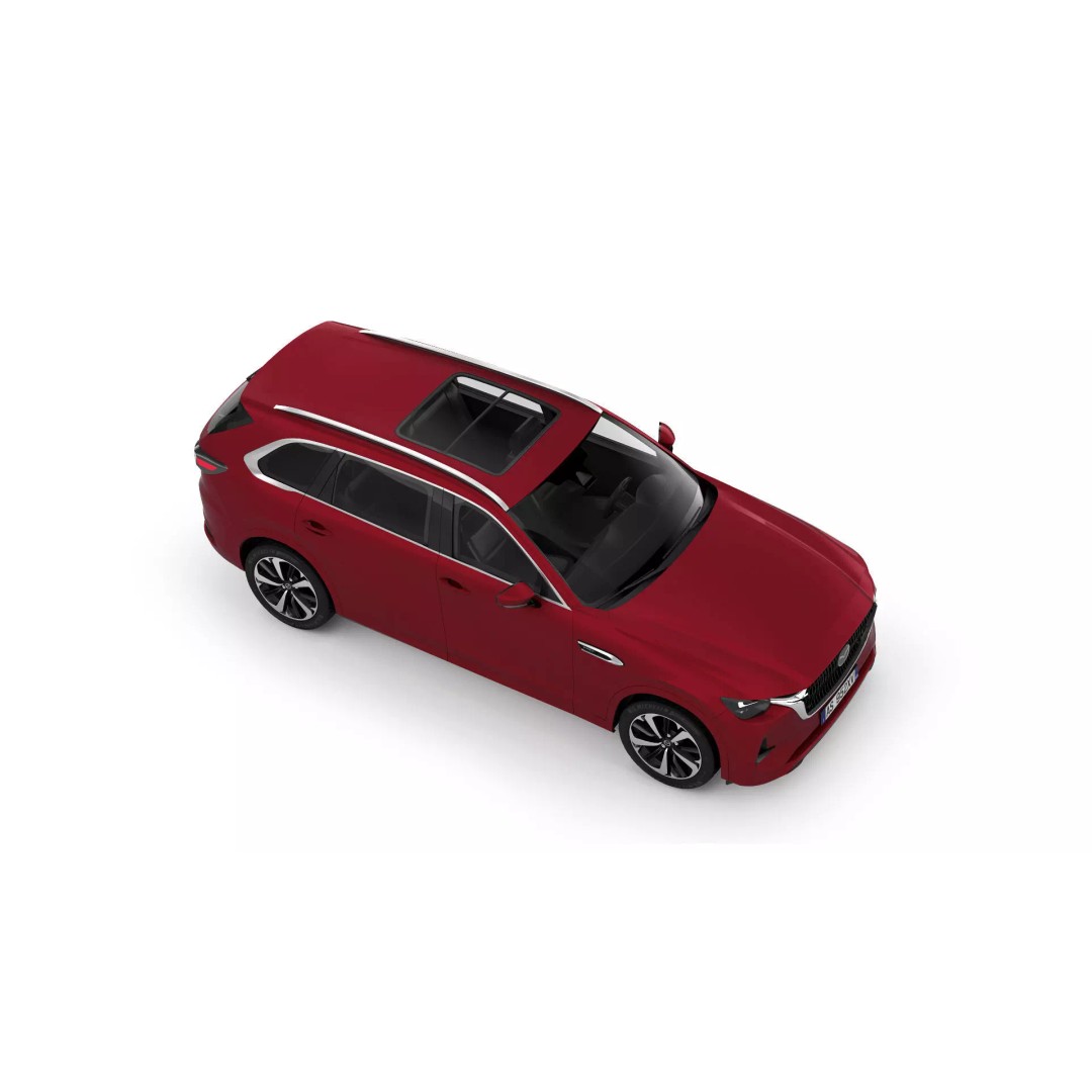 Mazda CX-80 2025 3D Model – High Poly Car Asset, FBX, OBJ - View 12
