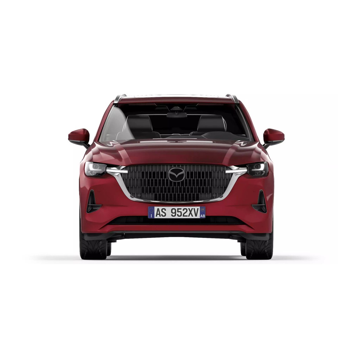 Mazda CX-80 2025 3D Model – High Poly Car Asset, FBX, OBJ - View 3
