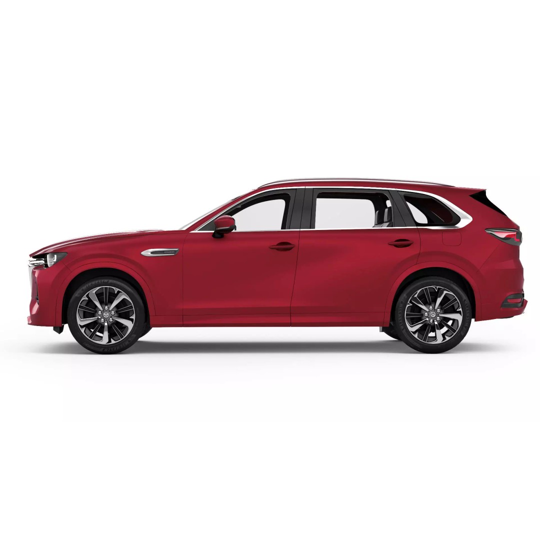 Mazda CX-80 2025 3D Model – High Poly Car Asset, FBX, OBJ - View 6