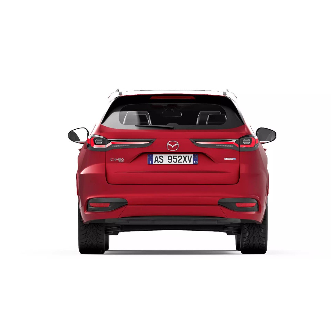 Mazda CX-80 2025 3D Model – High Poly Car Asset, FBX, OBJ - View 8