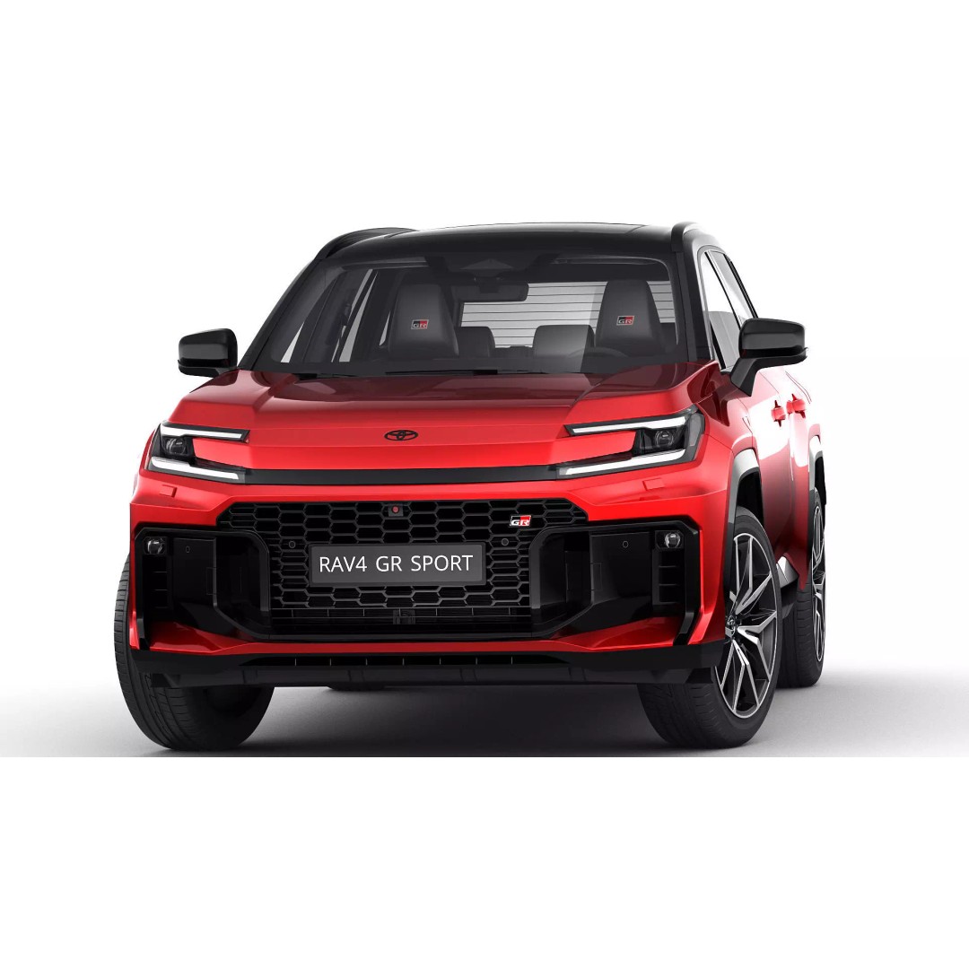 Toyota RAV4 GR Sport PHEV 2026 3D Model – High Poly Game Asset, FBX/OBJ/Blender - View 20