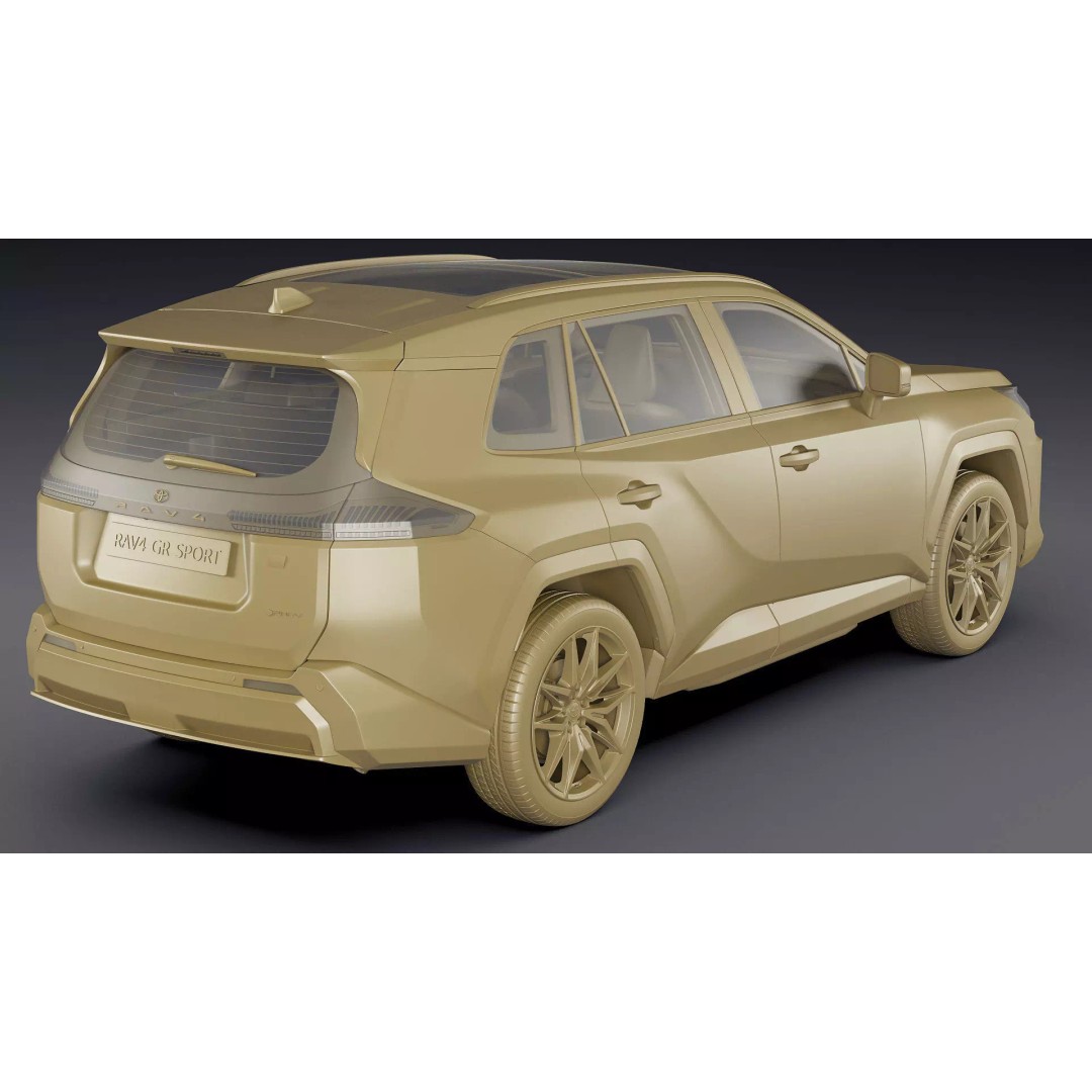 Toyota RAV4 GR Sport PHEV 2026 3D Model – High Poly Game Asset, FBX/OBJ/Blender - View 31