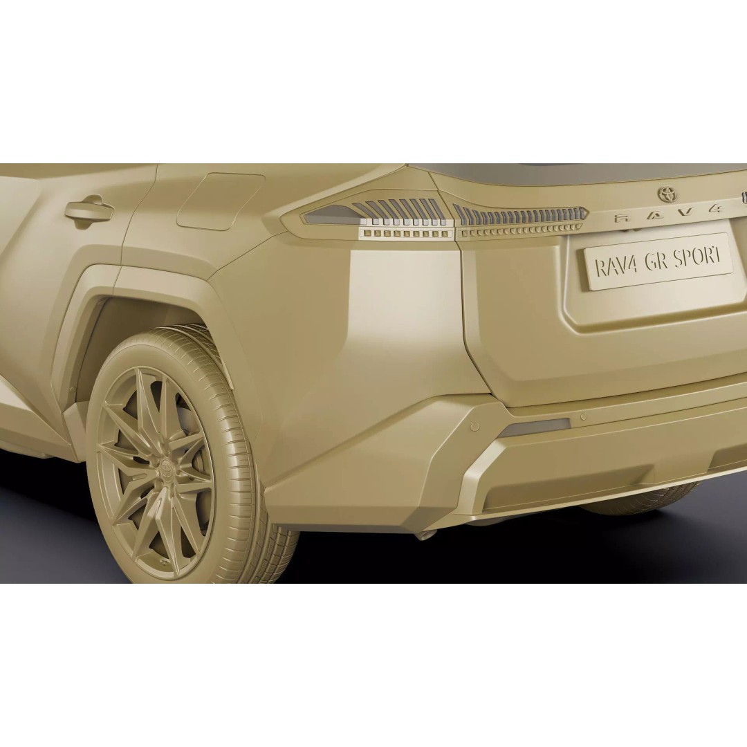 Toyota RAV4 GR Sport PHEV 2026 3D Model – High Poly Game Asset, FBX/OBJ/Blender - View 33