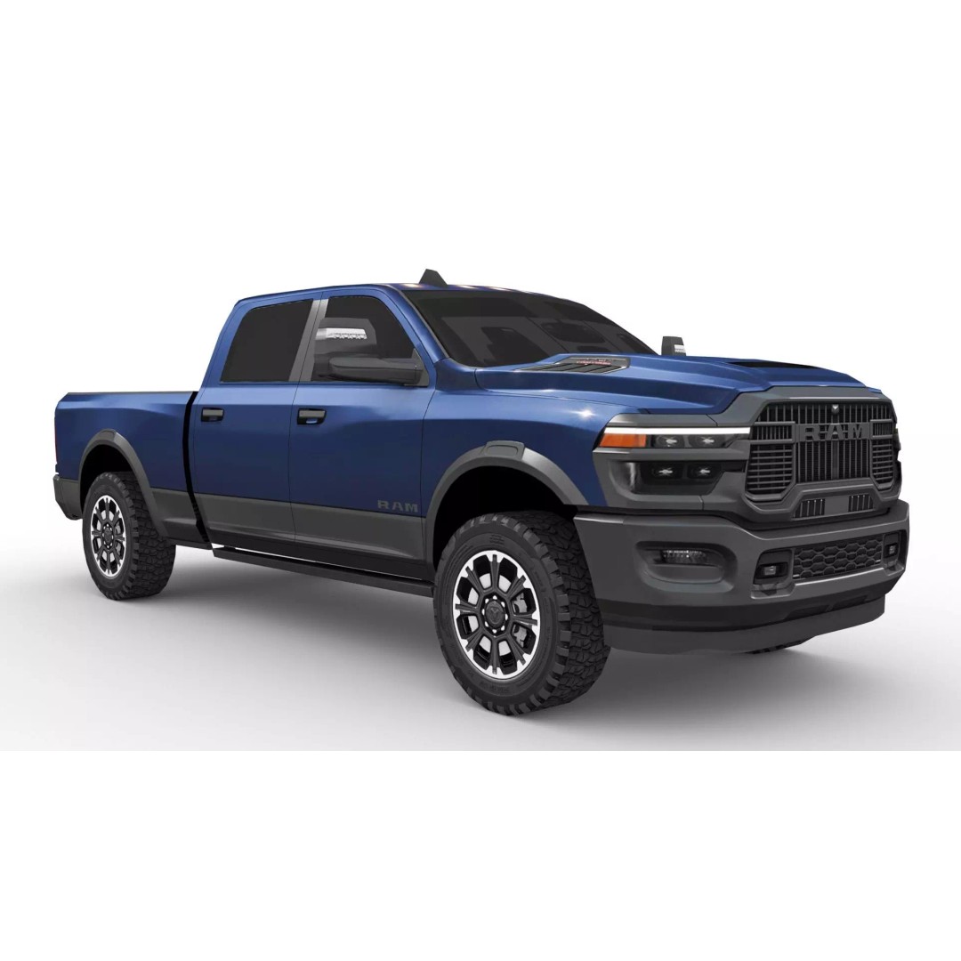 RAM Heavy Duty 2025 3D Model – Low Poly SUV Game Asset, FBX - View 2