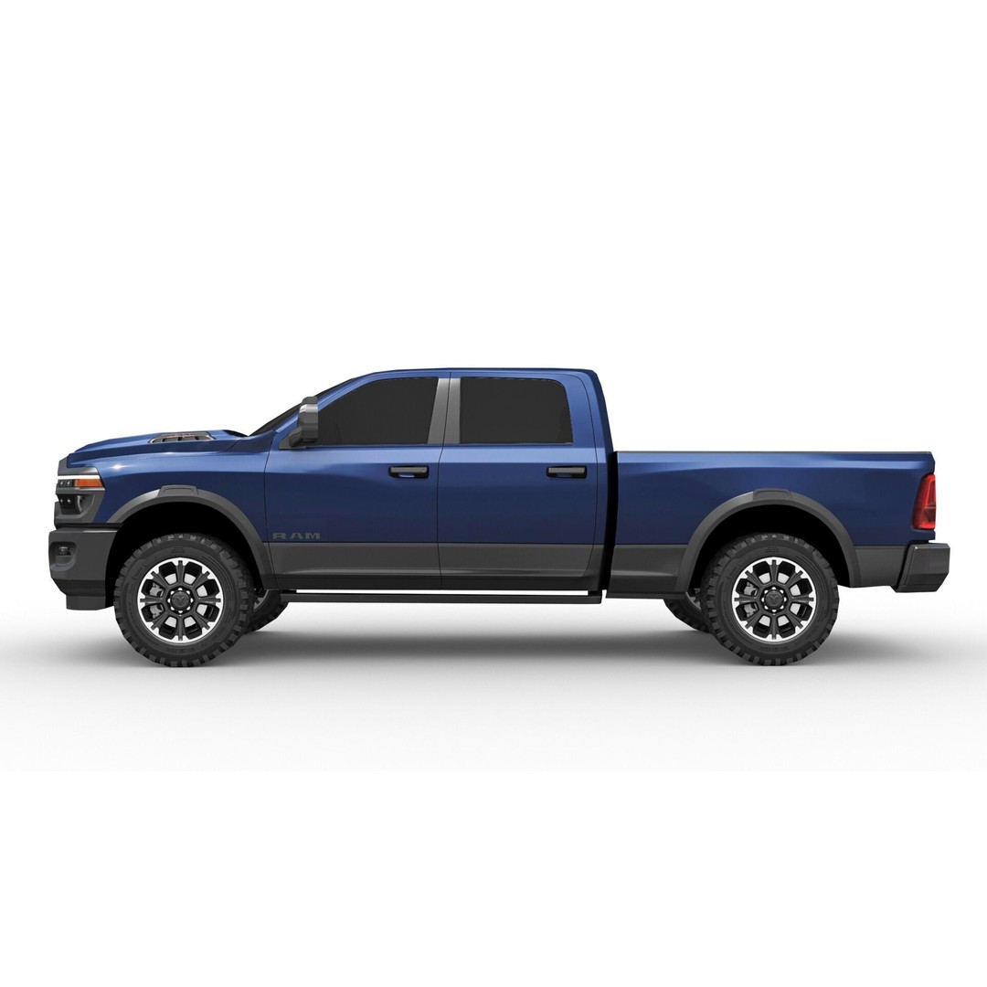 RAM Heavy Duty 2025 3D Model – Low Poly SUV Game Asset, FBX - View 5