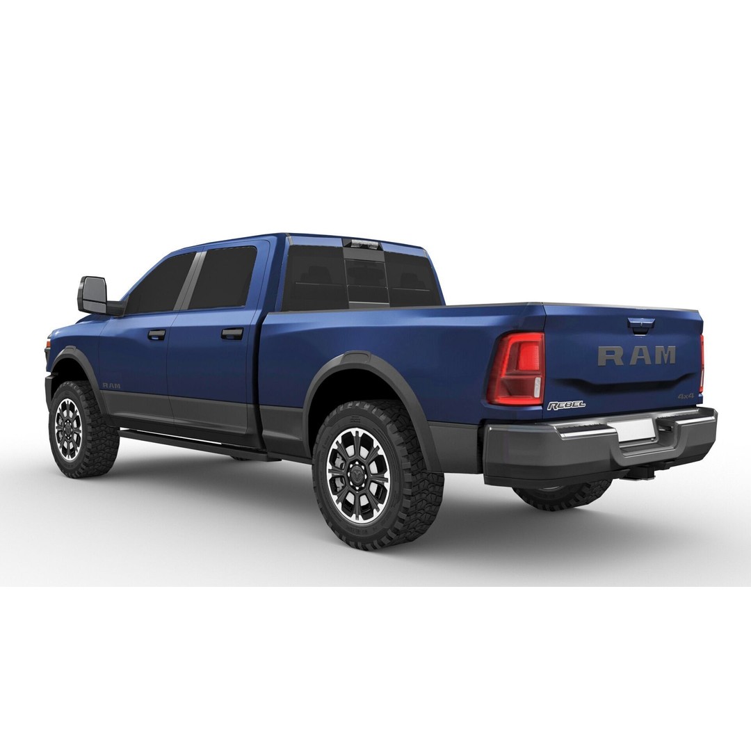 RAM Heavy Duty 2025 3D Model – Low Poly SUV Game Asset, FBX - View 6