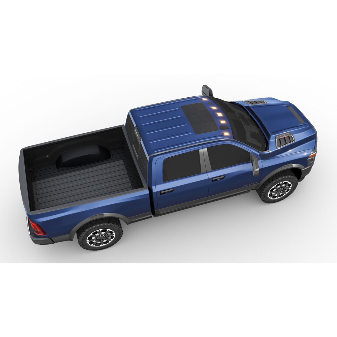 RAM Heavy Duty 2025 3D Model – Low Poly SUV Game Asset, FBX - View 9