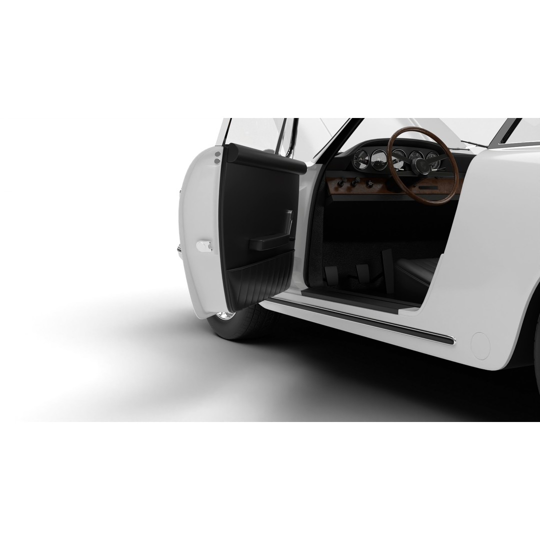 Porsche 911 1964 3D Model – High Poly Rigged Car Asset, FBX, OBJ - View 17