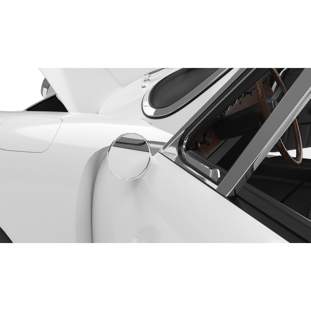 Porsche 911 1964 3D Model – High Poly Rigged Car Asset, FBX, OBJ - View 20