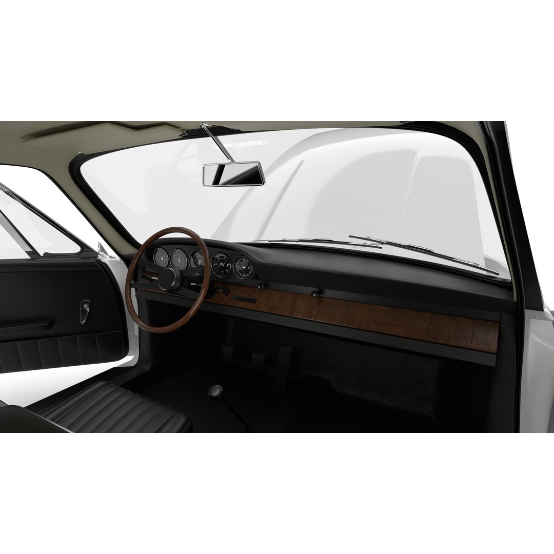 Porsche 911 1964 3D Model – High Poly Rigged Car Asset, FBX, OBJ - View 21