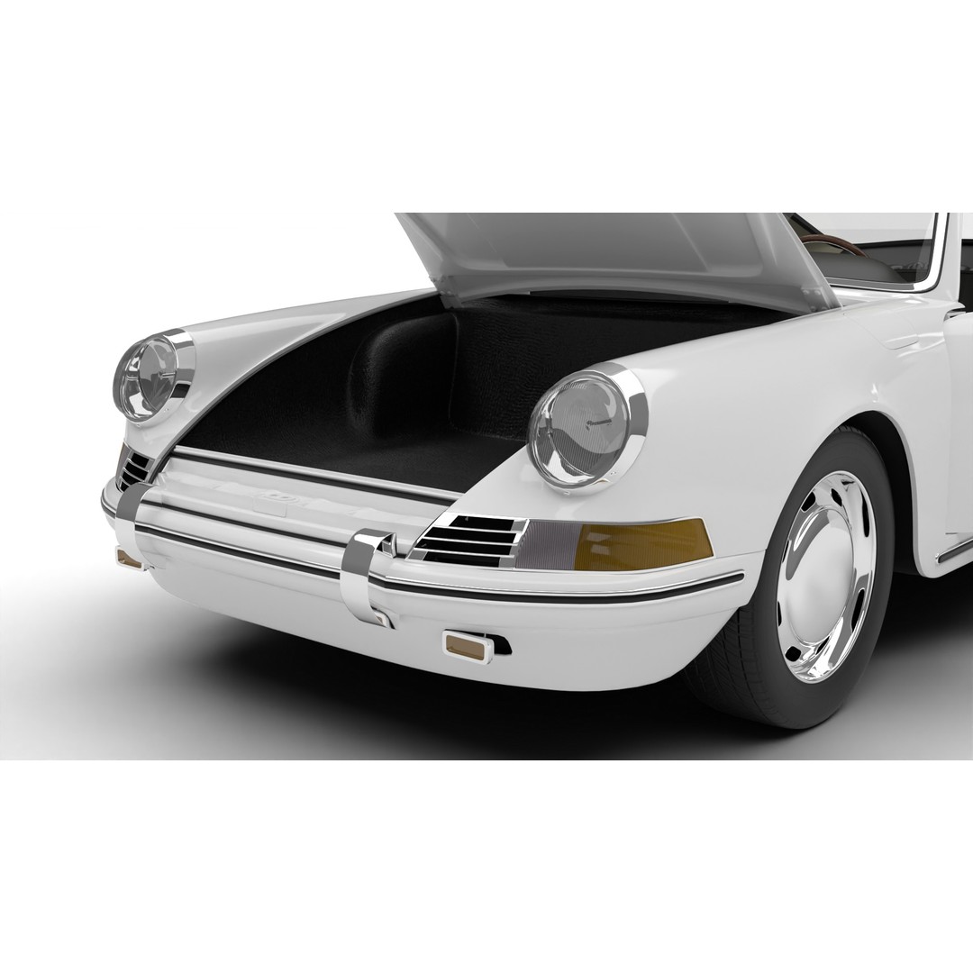 Porsche 911 1964 3D Model – High Poly Rigged Car Asset, FBX, OBJ - View 4