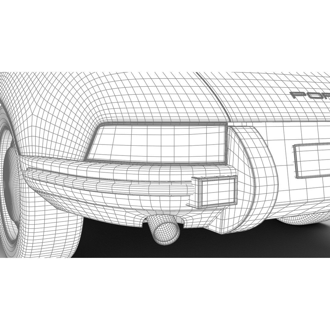 Porsche 911 1964 3D Model – High Poly Rigged Car Asset, FBX, OBJ - View 41