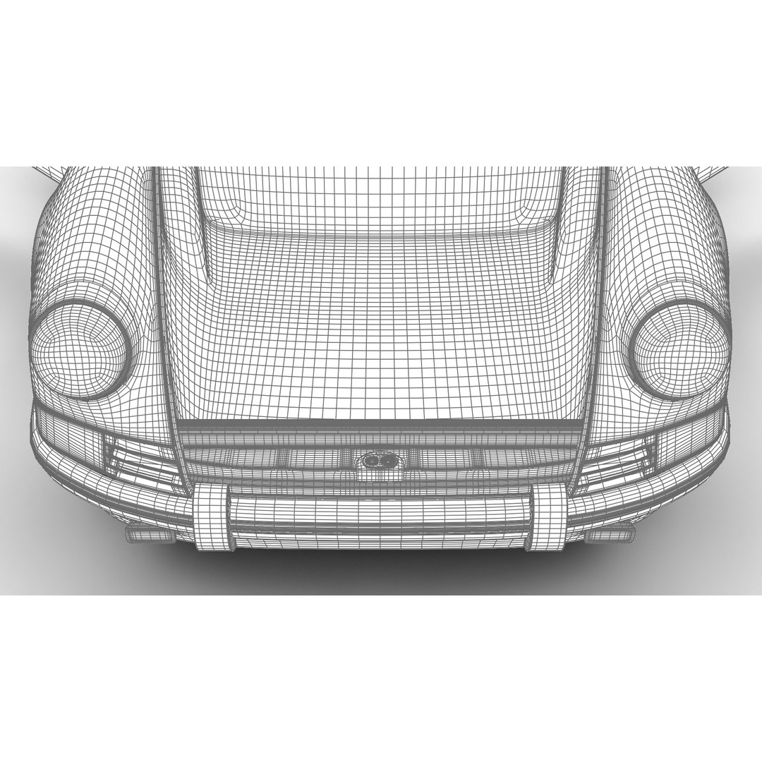 Porsche 911 1964 3D Model – High Poly Rigged Car Asset, FBX, OBJ - View 44