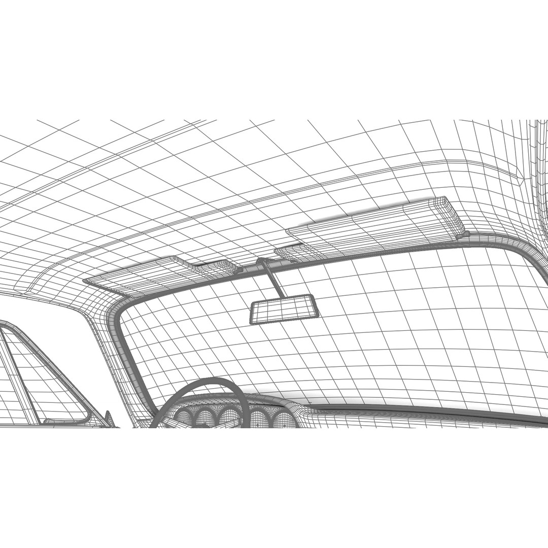 Porsche 911 1964 3D Model – High Poly Rigged Car Asset, FBX, OBJ - View 50