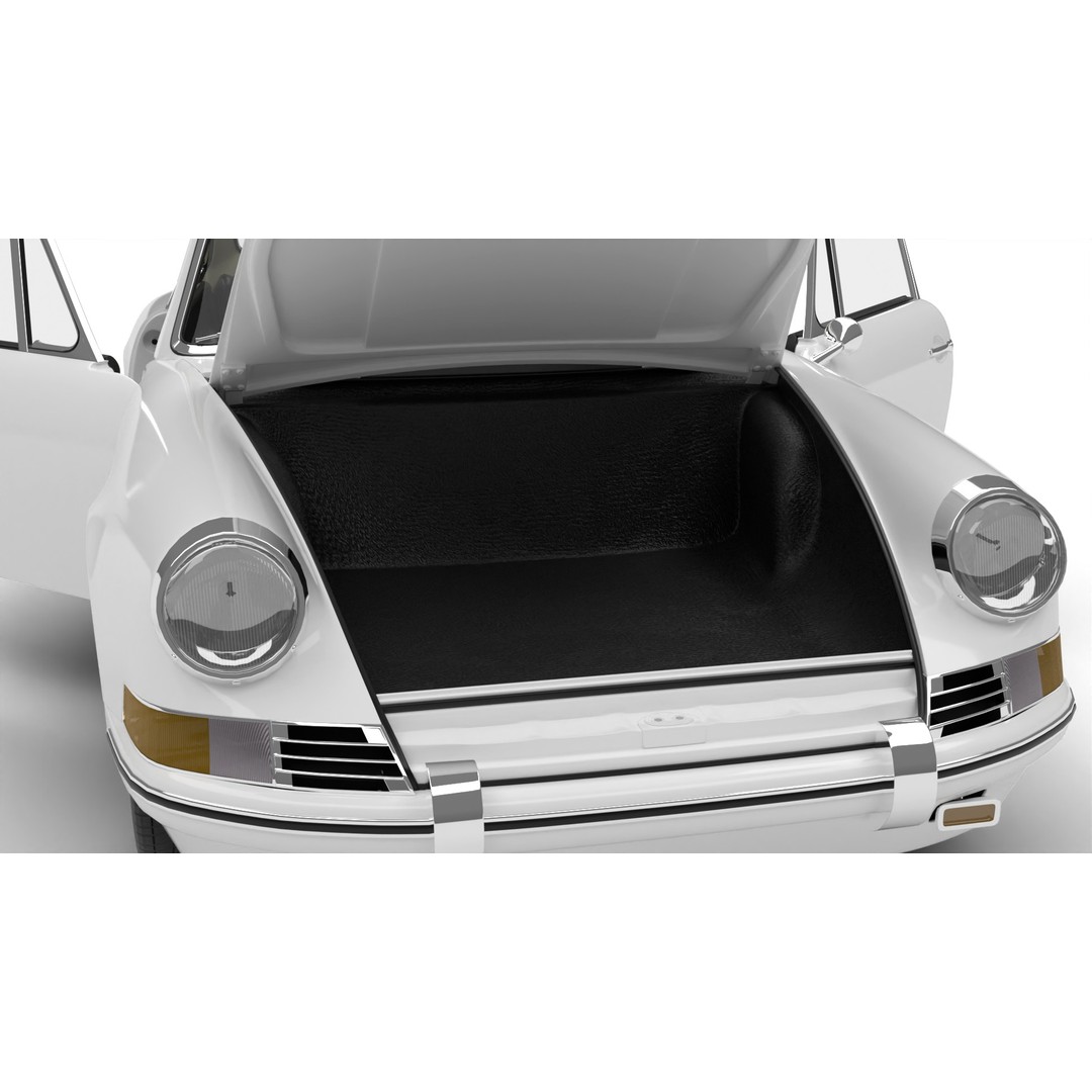Porsche 911 1964 3D Model – High Poly Rigged Car Asset, FBX, OBJ - View 8