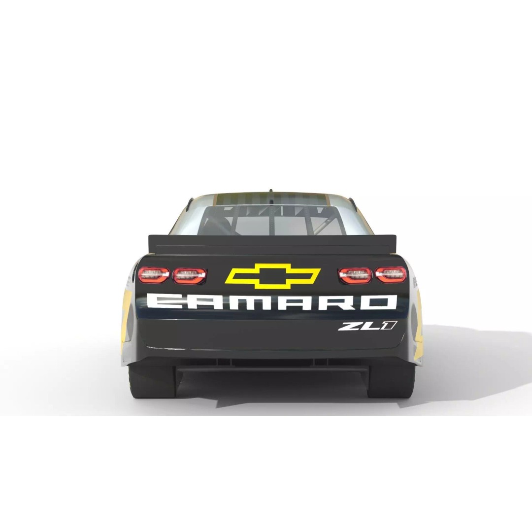 Chevrolet Camaro ZL1 Nascar NextGen 2022 3D Model – High Detail Game Asset, FBX - View 11