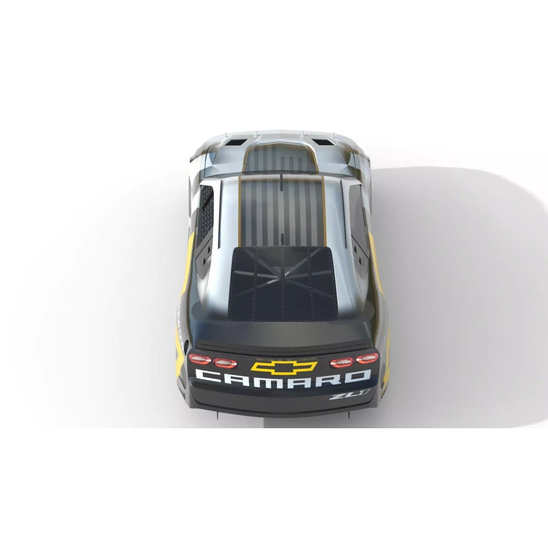 Chevrolet Camaro ZL1 Nascar NextGen 2022 3D Model – High Detail Game Asset, FBX - View 12