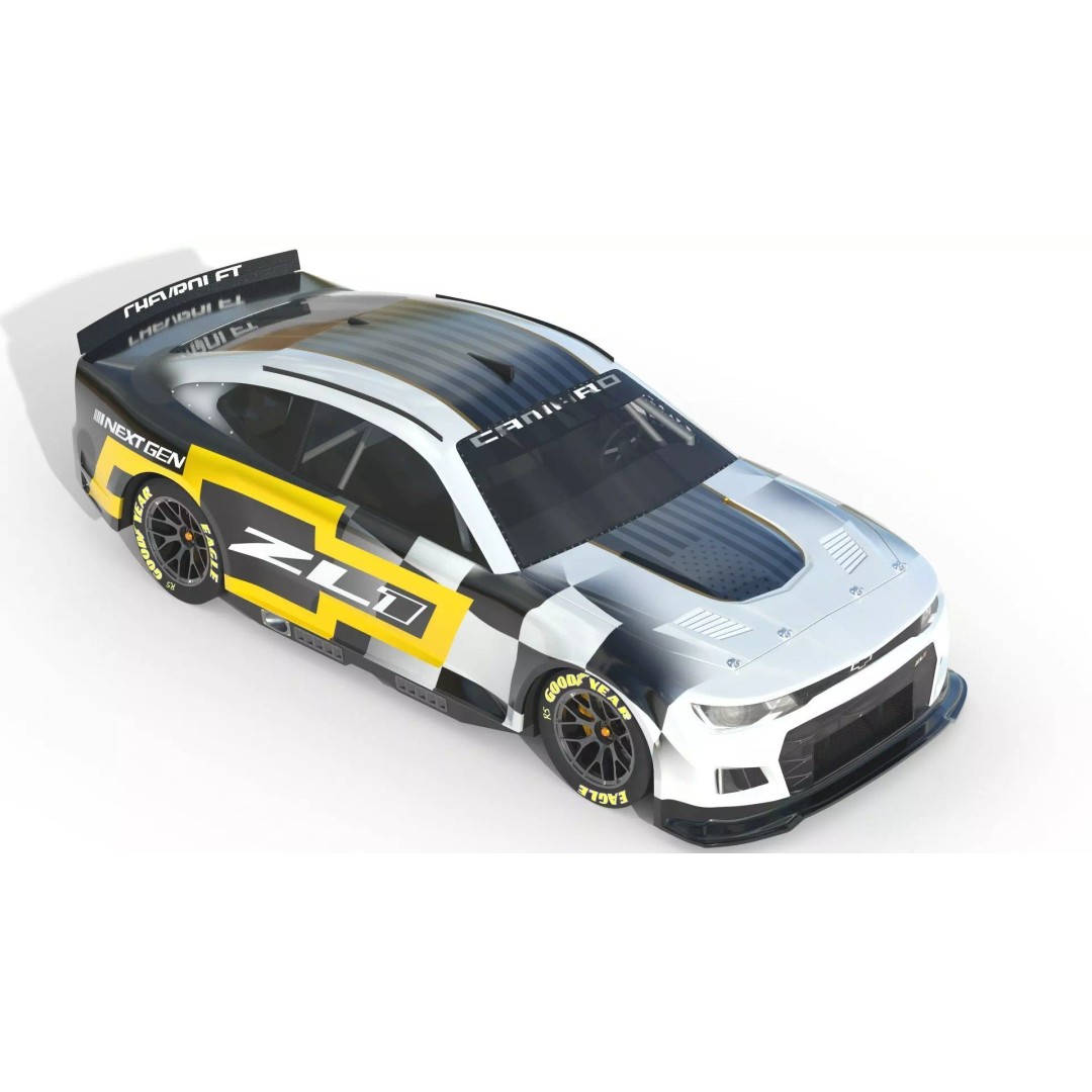 Chevrolet Camaro ZL1 Nascar NextGen 2022 3D Model – High Detail Game Asset, FBX - View 18