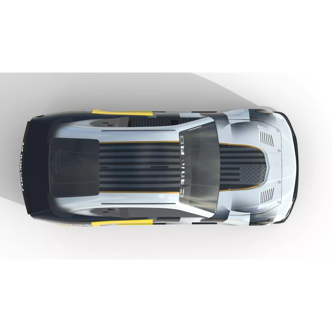 Chevrolet Camaro ZL1 Nascar NextGen 2022 3D Model – High Detail Game Asset, FBX - View 19