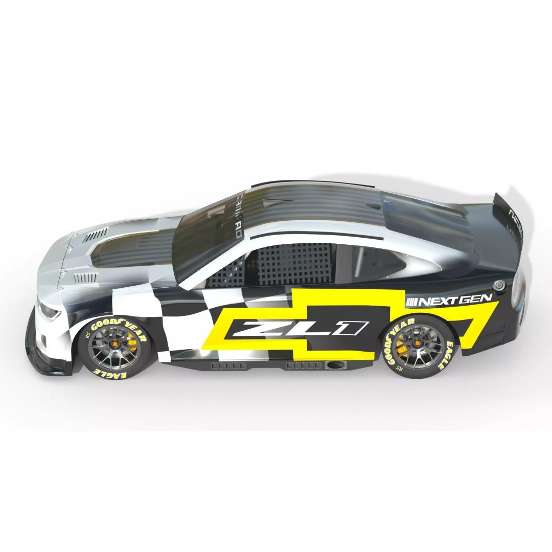 Chevrolet Camaro ZL1 Nascar NextGen 2022 3D Model – High Detail Game Asset, FBX - View 8