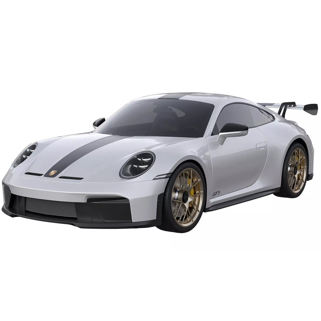 Porsche 911 GT3 2025 3D Model – High Poly Game-Ready Asset, FBX, OBJ - View 2