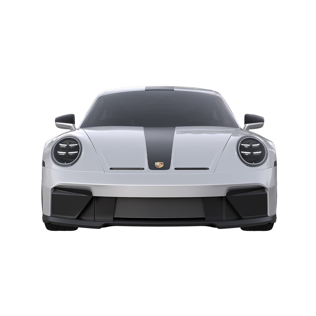 Porsche 911 GT3 2025 3D Model – High Poly Game-Ready Asset, FBX, OBJ - View 5